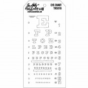 Layering Stencil - Eye Chart